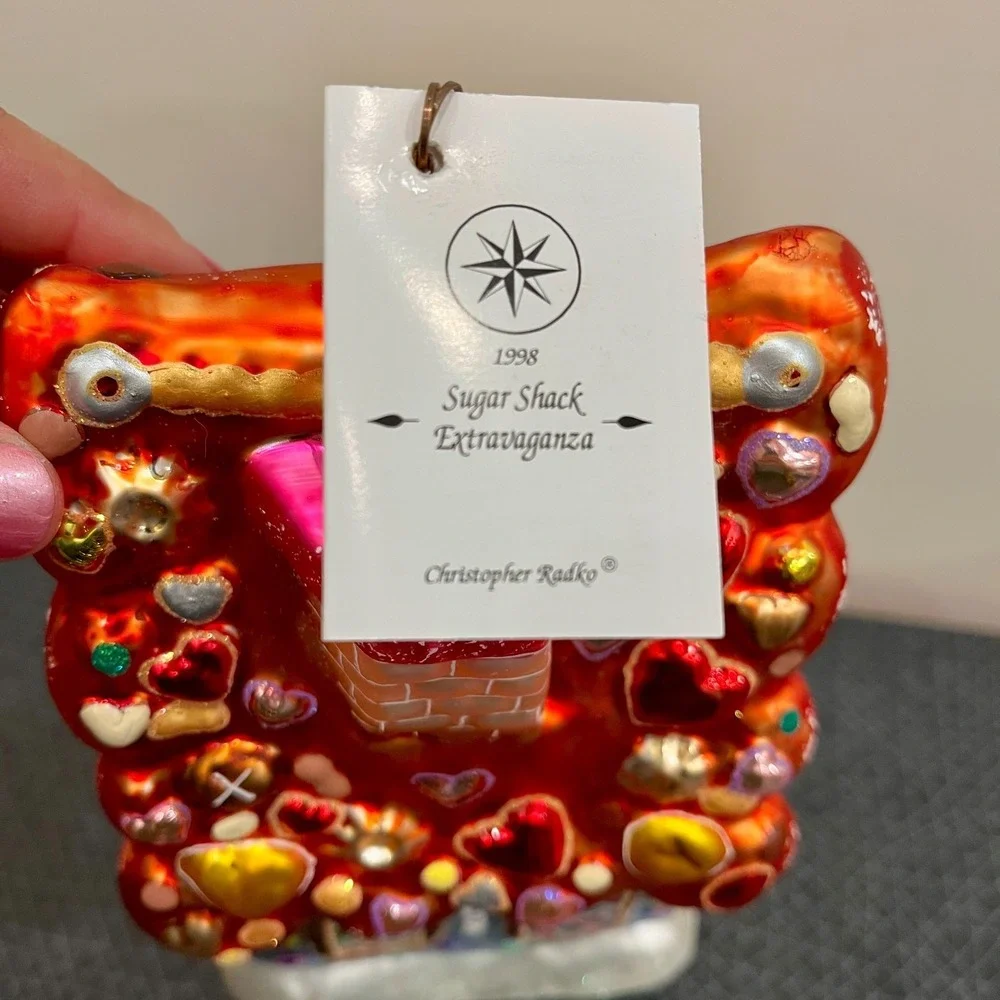 Christopher Radko SUGAR SHACK EXTRAVAGANZA Glass‎ Ornament Limited Edition Large